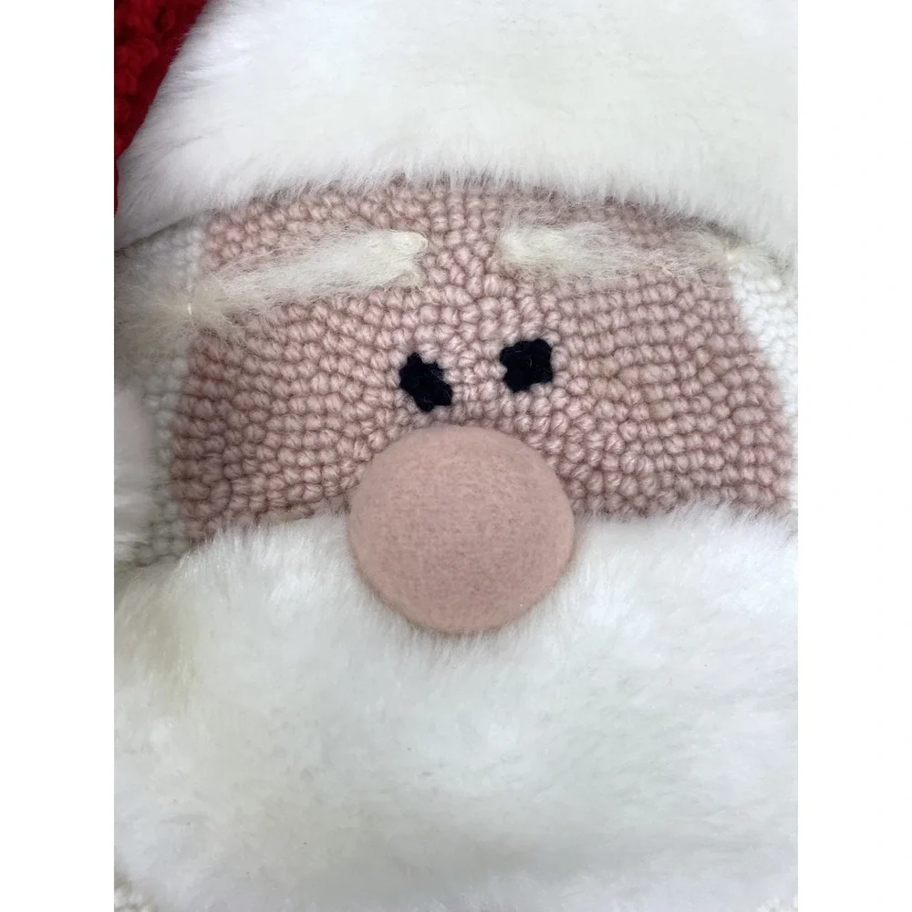 Dan Dee Santa Claus Christmas Stocking Needlepoint 3D Collector's Choice